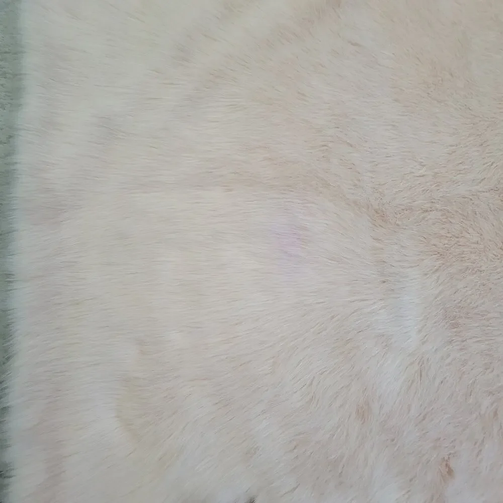 Pottery Barn Kids Faux Fur Eyelash Throw Blanket Rug Pink 45‎ x 60 Decor